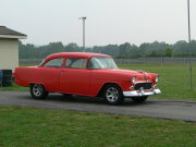 Orange 1955 Chevrolet Bel Air
